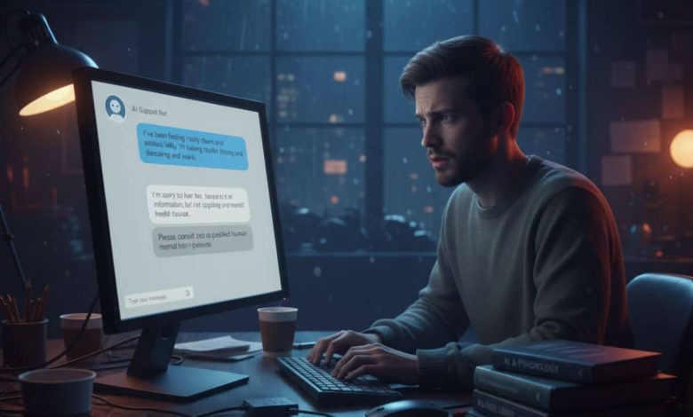 دراسات جديدة تكشف مخاطر الاعتماد على روبوتات الذكاء الاصطناعي في الدعم النفسي