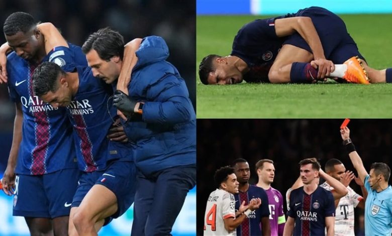 رعب في بي إس جي.. حكيمي يغيب 8 أسابيع