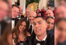 رونالدو يتسلم المفتاح الذهبي للبيت الأبيض من ترامب