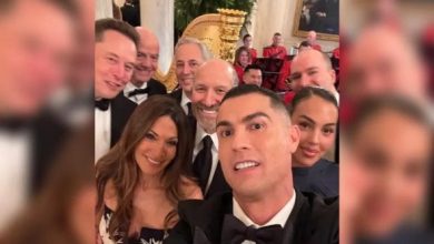 رونالدو يتسلم المفتاح الذهبي للبيت الأبيض من ترامب