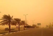 رياح نشطة وأتربة مثارة على منطقة نجران ومحافظة العقيق