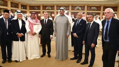 سمو الشيخ محمد صباح السالم يقيم مأدبة عشاء على شرف رئيس وأعضاء مجلس أمناء مركز أكسفورد للدراسات الإسلامية