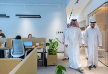 عمار بن حميد يزور جهاز الرقابة المالية في عجمان