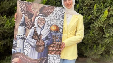 فتاة فلسطينية ترسم القدس وتفوز بجائزة عربية