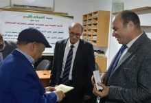 فتحى الشريف يهدي رئيس حزب الحركة الوطنية الشعبية الليبية مؤلفات المفكر العربى على الشرفاء