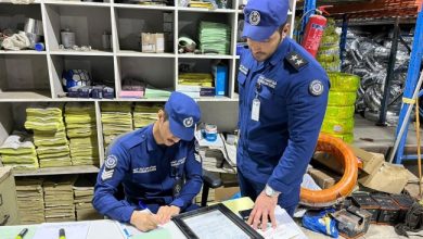 قوّة الإطفاء العام تقوم بحملة تفتيشيّة في منطقة الشويخ الصناعية