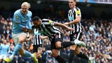 مانشستر سيتي يخسر من نيوكاسل بالدوري الانجليزي