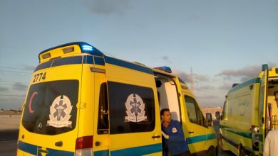 مصرع شخصين وإصابة 4 آخرين في حادث تصادم بالقليوبية