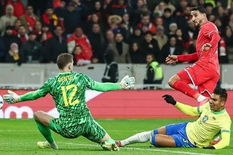 منتخب البرازيل ينجو من الخسارة أمام تونس