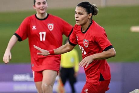 منتخب السيدات يفوز على نظيره الفلسطيني ببطولة غرب آسيا