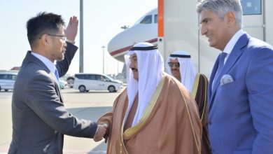 ناصر المحمد يزور اليابان لتسلم وسام «الوشاح الأكبر للشمس المشرقة» من الإمبراطور