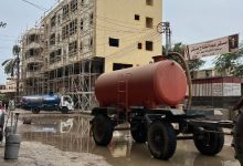 انفجار خط الصرف بالغربية