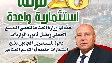 وزارة الصناعة تطرح 28 فرصة استثمارية واعدة لتعميق التصنيع المحلي وتلبية احتياجات السوق