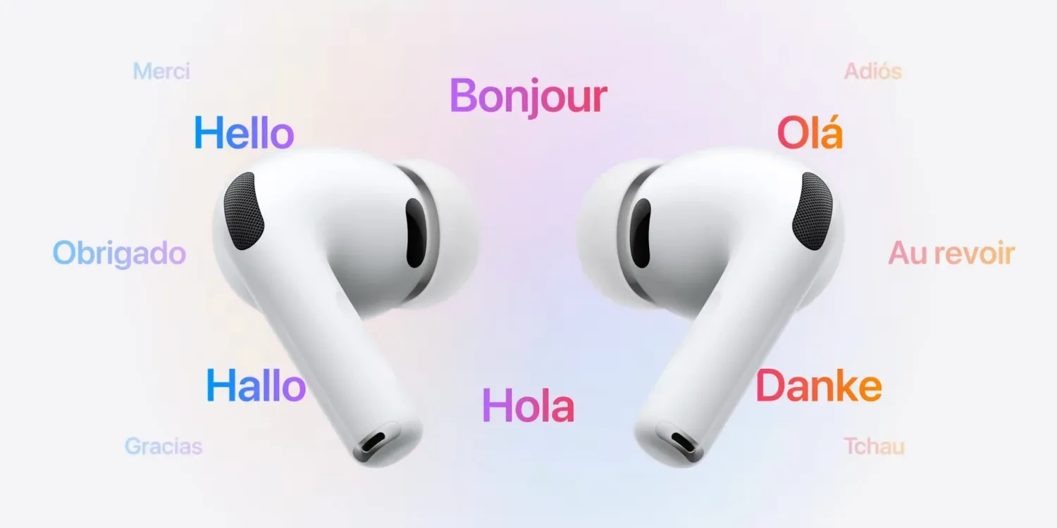 airpods 3 live translation image: apple