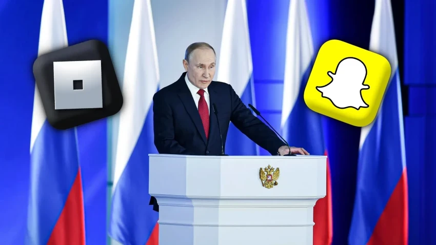 روسيا تحجب سناب شات وروبلوكس
