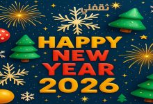 أجمل صور رأس السنة الميلادية 2026 happy new year تصميمات رائعة