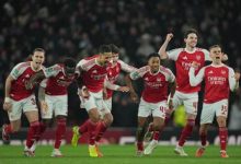 أرسنال يهزم كريستال بالاس بعد 16 ركلة ترجيح ويتأهل إلى نصف نهائي كأس الرابطة