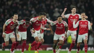 أرسنال يهزم كريستال بالاس بعد 16 ركلة ترجيح ويتأهل إلى نصف نهائي كأس الرابطة