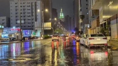 أمطار على عدة مدن سعودية منها الدمام والقطيف والجبيل