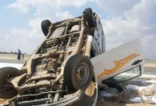 إصابة 5 أشخاص في حادث انقلاب سيارة بطريق الضبعة بالبحيرة