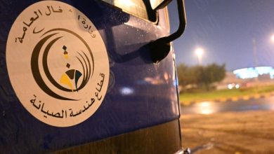 «الأشغال» تتابع حالة الطرق خلال الأمطار