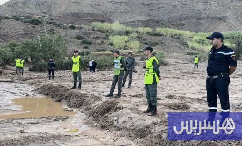 البحث عن تلميذين مفقودين نتيجة السيول