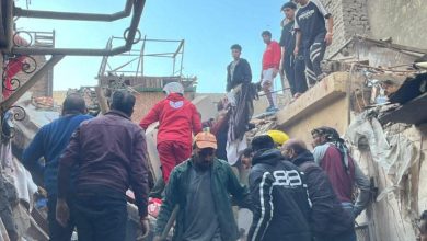 الهلال الأحمر يساند جهود الحماية المدنية في انتشال ضحايا حادث عقار إمبابة