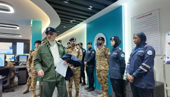 اليوسف تفقد أمن الحدود البرية