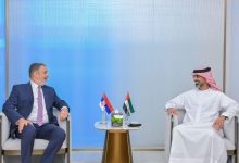 بالصور.. عمار بن حميد يبحث مع سفير صربيا العلاقات بين البلدين