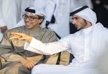 بالصور.. منصور بن زايد يشهد بطولة العالم للخيل العربية في العاصمة القطرية