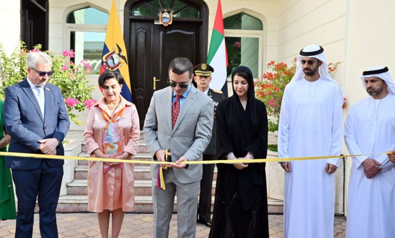 بالفيديو.. رئيس الإكوادور يفتتح مقر سفارة بلاده في أبوظبي