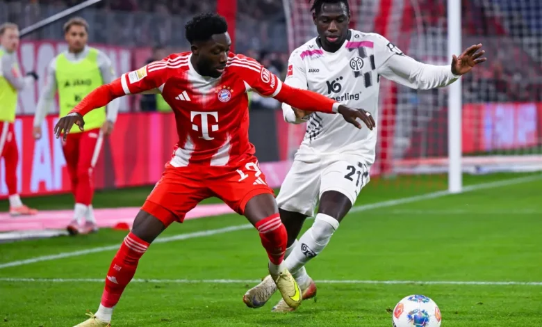 بايرن ميونيخ يفلت من الهزيمة بتعادل مثير أمام ماينز