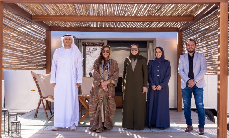 بدور القاسمي تزور "رحّال" مشروع الضيافة البيئية الفاخرة في كلباء