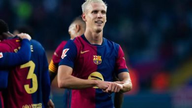 برشلونة يعلن تفاصيل إصابة داني أولمو بالكتف