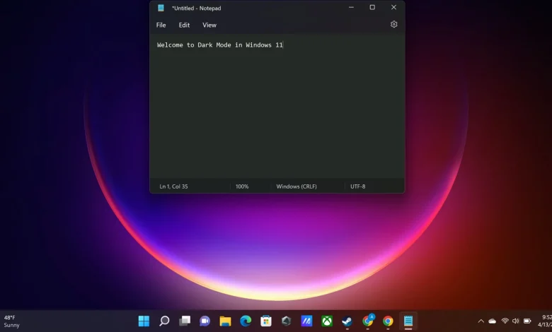 تحديث ويندوز 11 الأخير يكشف تحسينات في الوضع الداكن.. ولكن!