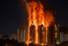 حصيلة ضحايا حريق المبنى في هونج كونج يرتفع إلى 159 قتيلًا