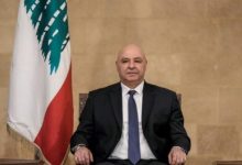 رئيس لبنان: التفاوض مع إسرائيل لا يعني استسلاما