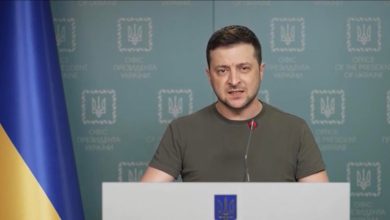 الرئيس الأوكراني فلاديمير زيلينسكي