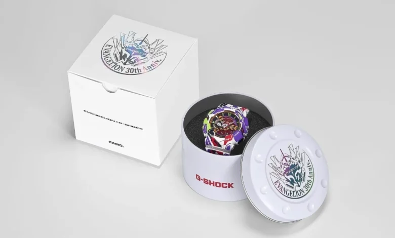 ساعة "جي - شوك x نيون إيفانجيليون": تعاون أسطوري بين كاسيو وأنمي شهير
