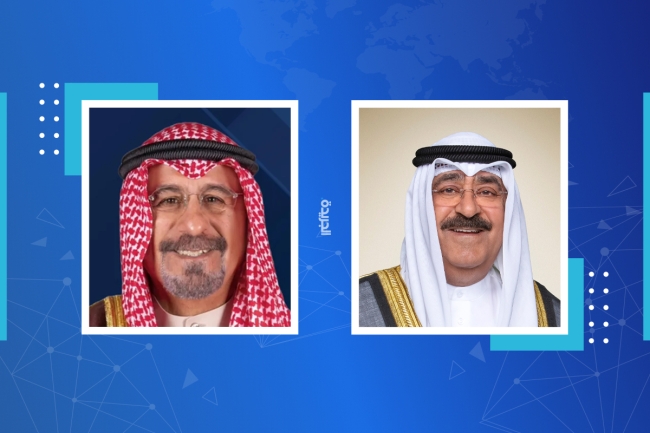 سمو الأمير يتلقى رسالة تهنئة من سمو الشيخ محمد الصباح