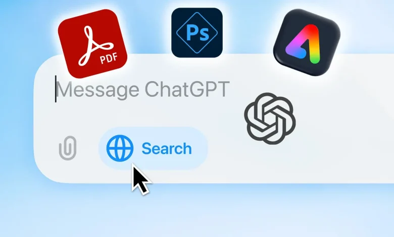 شركة أدوبي توفر أدوات فوتوشوب وإكسبرس وأكروبات داخل ChatGPT مجانًا