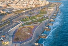 شواطئ البحر الأحمر تجذب أهالي الوجه بأجوائها الخلابة