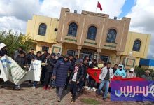 طريق تثير احتجاجا في جماعة عامر