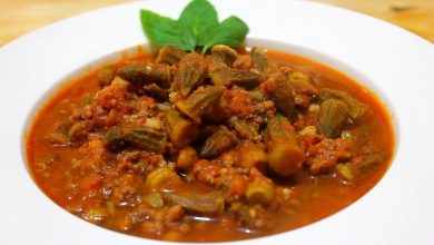 طريقة عمل البامية باللحمة المفرومة بطعم غني ونكهة مميزة