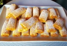 طريقة عمل حلوى العشر دقائق لشرب الشاي بأبسط مكونات في مطبخك