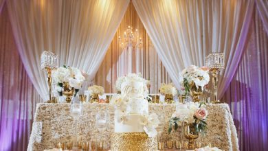 كيف تنسقين الأقمشة في ديكور حفل زفافك لإبهار ضيوفك؟ خبيرة تجيب