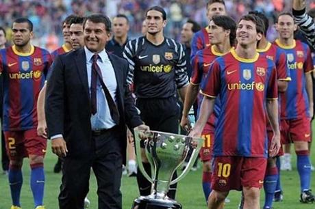 لابورتا: ملعب برشلونة لن يحمل اسم ميسي