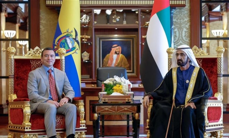 محمد بن راشد: تجمعنا علاقات مميزة مع الإكوادور ونهدف إلى تطويرها