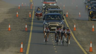 محمد بن راشد يشهد جانباً من فعاليات النسخة العاشرة من بطولة السلم للدراجات الهوائية