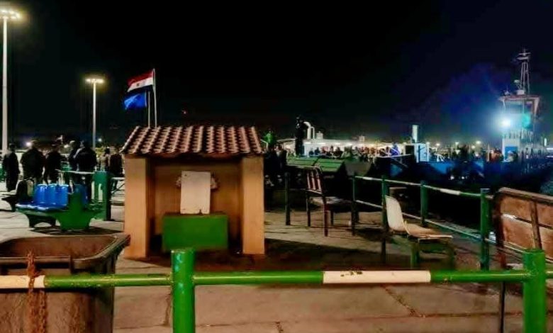 مصرع طفل إثر اصطدام معدية بمرسى بورفؤاد بسبب عطل مفاجئ